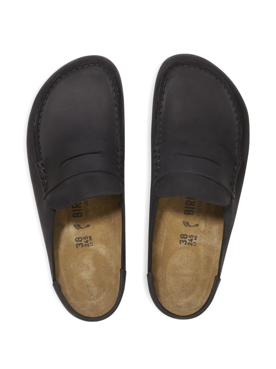 Mocasini Birkenstock negri din piele - Img 3