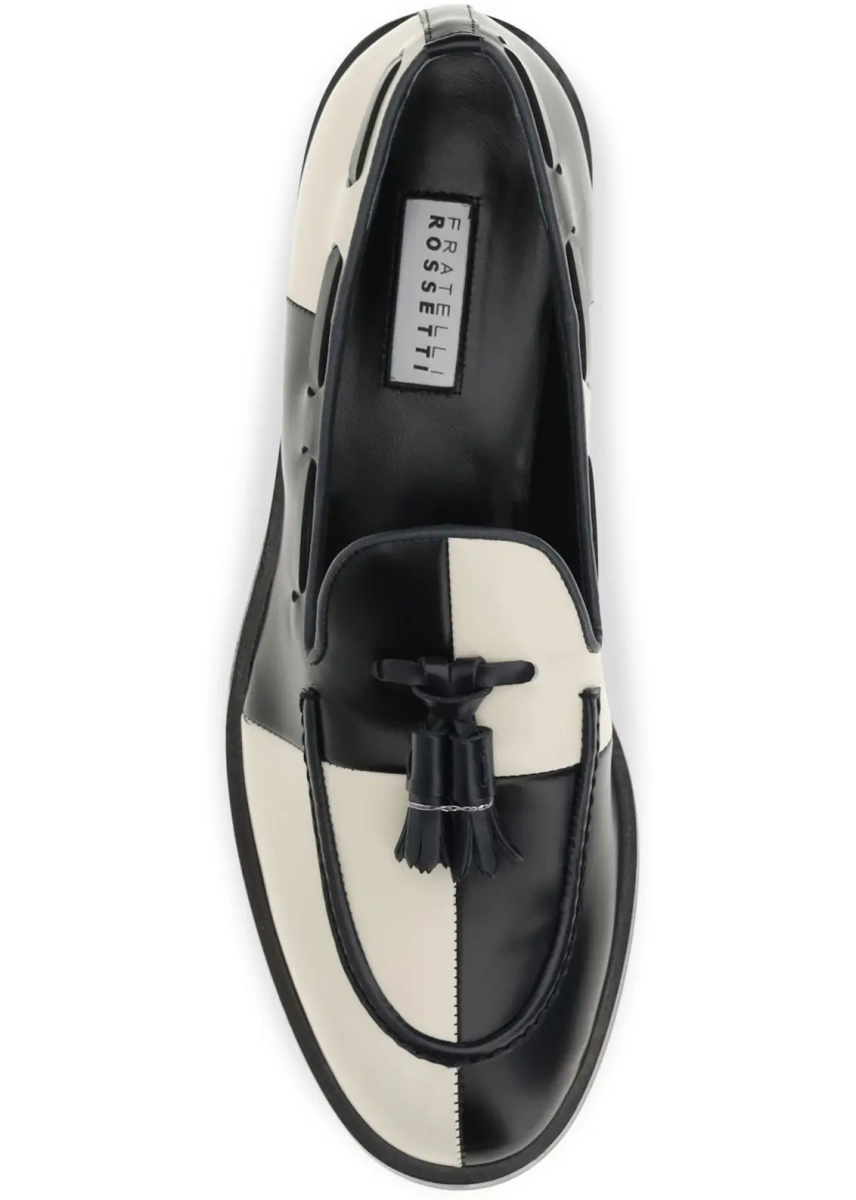 Mocasini Brera Damier bicolor leather Loafers - Img 4