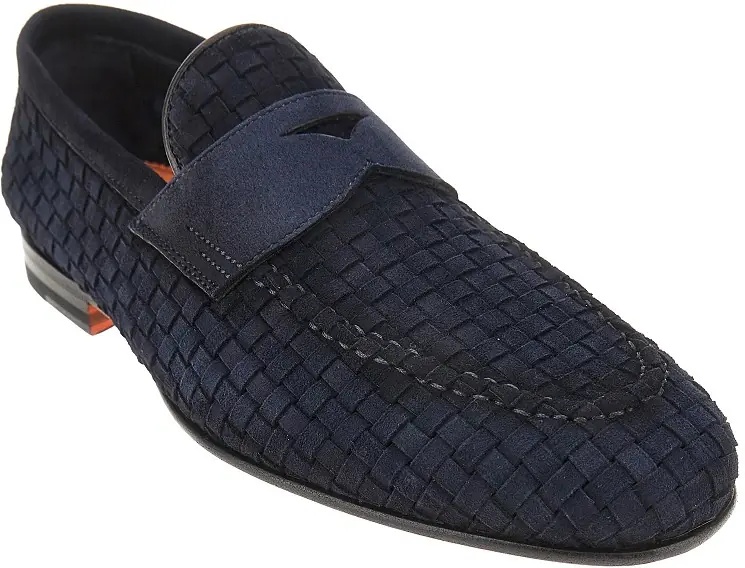 Mocasini 'Carlo' suede leather penny loafers - Img 2