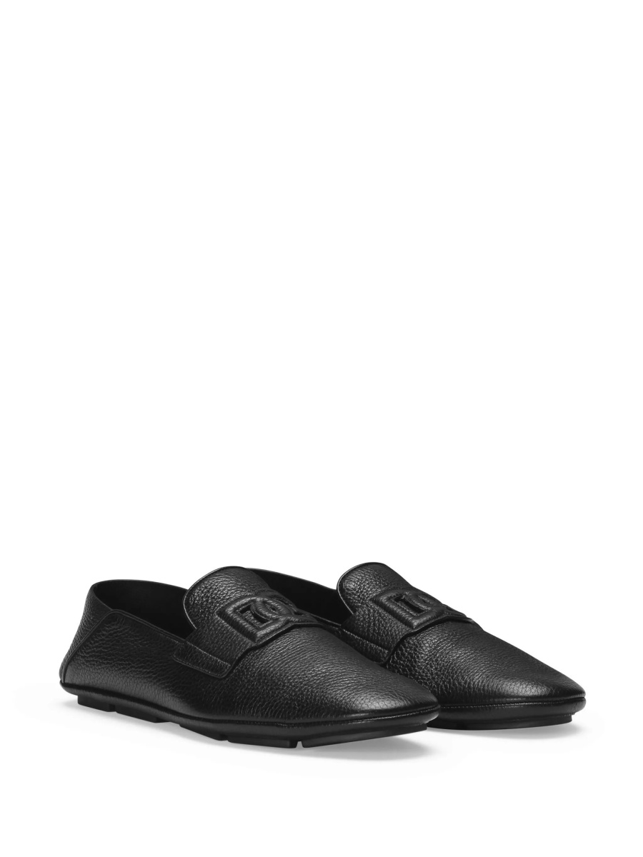 Mocasini Dolce &amp; Gabbana negri din piele - Img 2