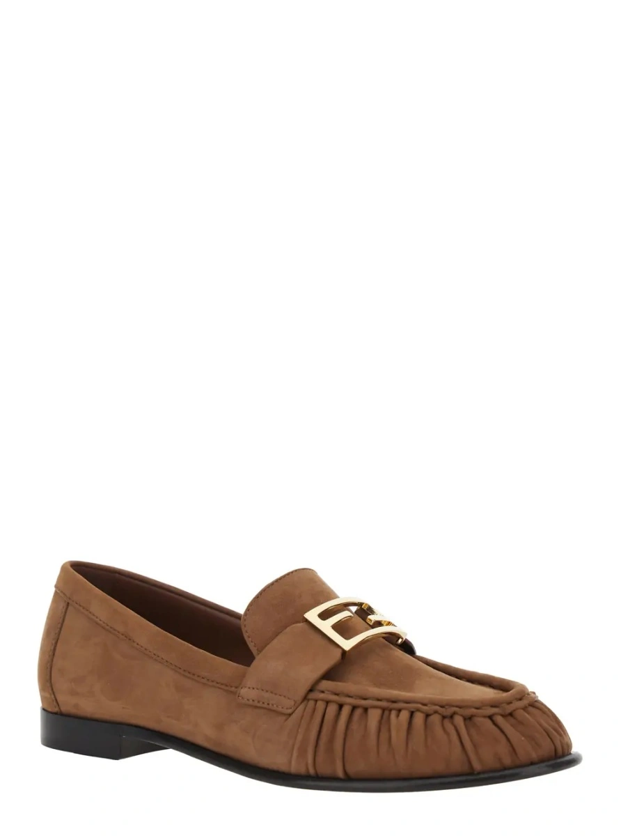 Mocasini Fendi maro din piele - Img 2