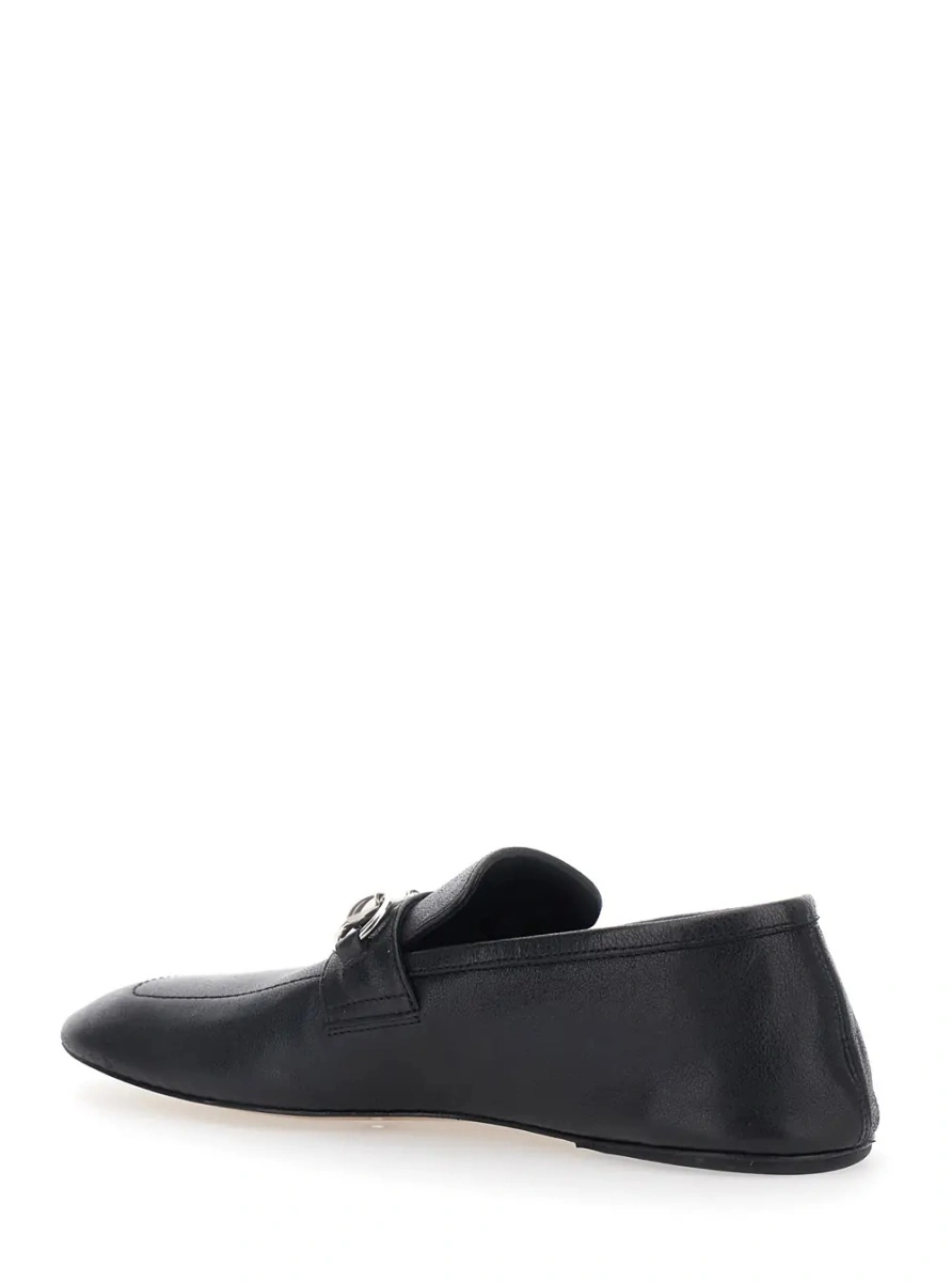 Mocasini Gucci negri din piele 'Ragazzo' - Img 3
