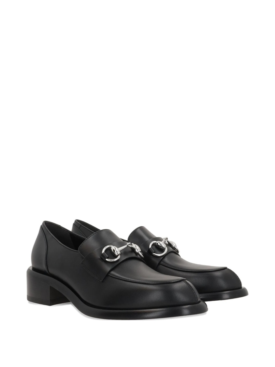 Mocasini Gucci negri din piele - Img 2