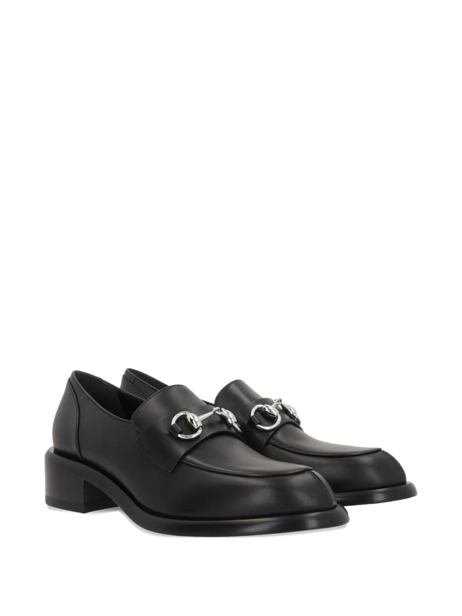 Mocasini Gucci negri din piele - Img 2