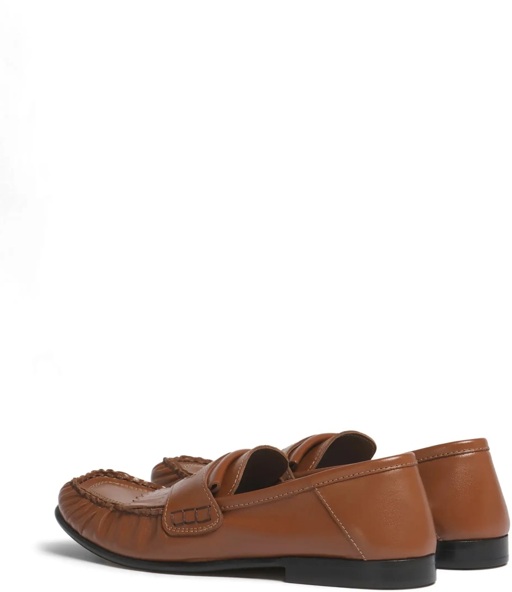 Mocasini Leather Loafers with tassels and foldable heel - Img 6