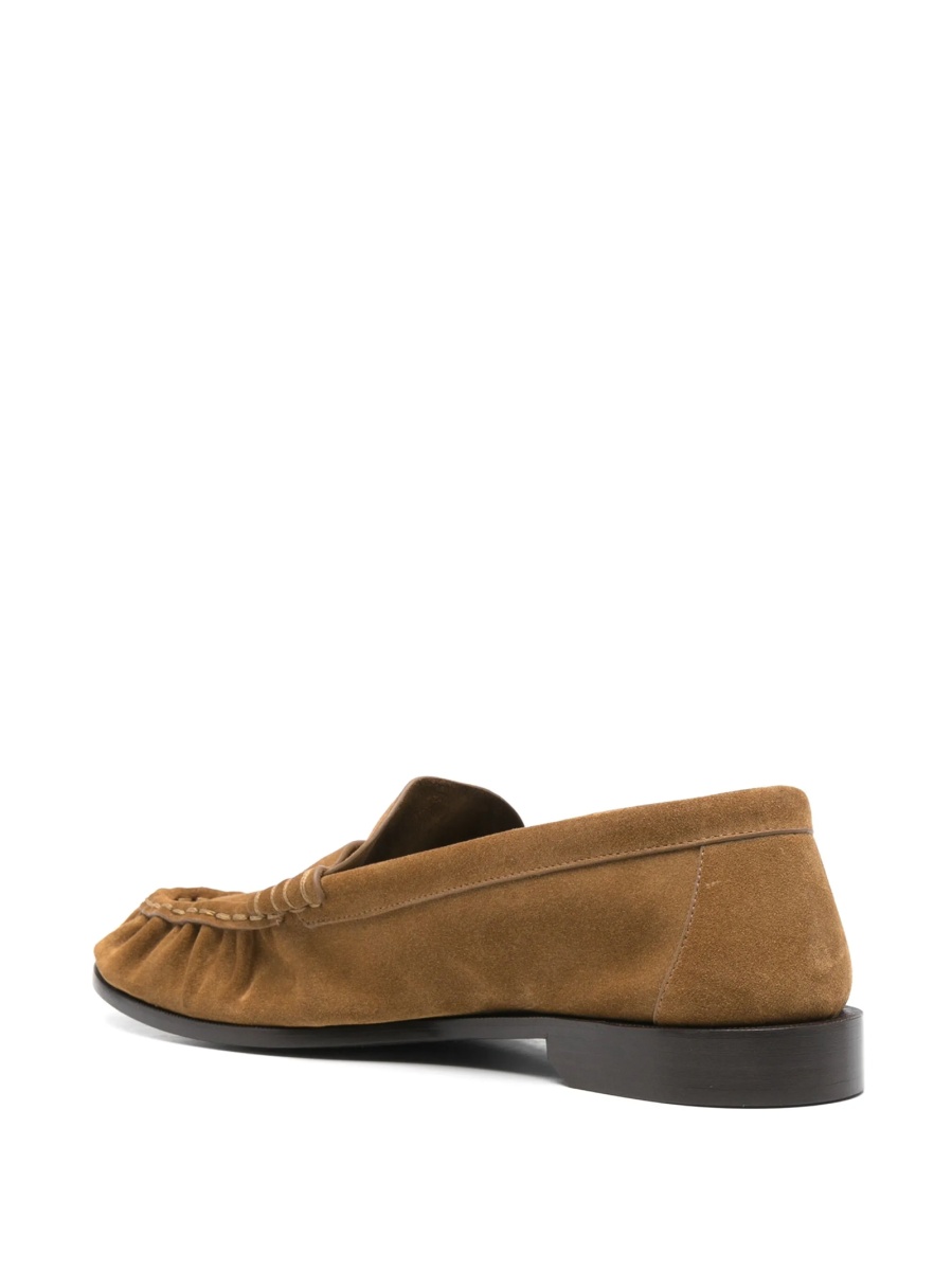 Mocasini Saint Laurent maro din piele intoarsa - Img 3
