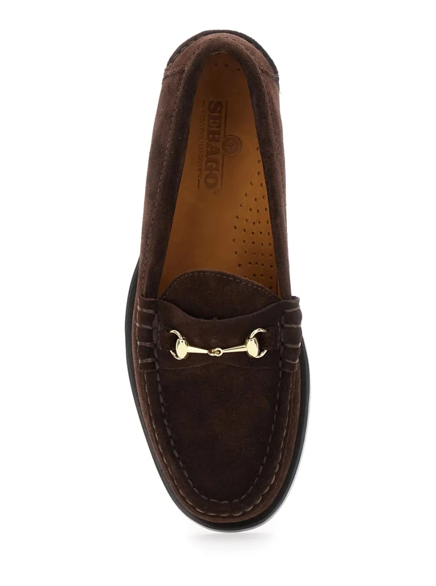 Mocasini Sebago maro din piele intoarsa 'Joe Modena' - Img 4