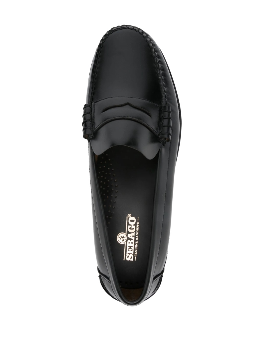Mocasini Sebago negri din piele - Img 4