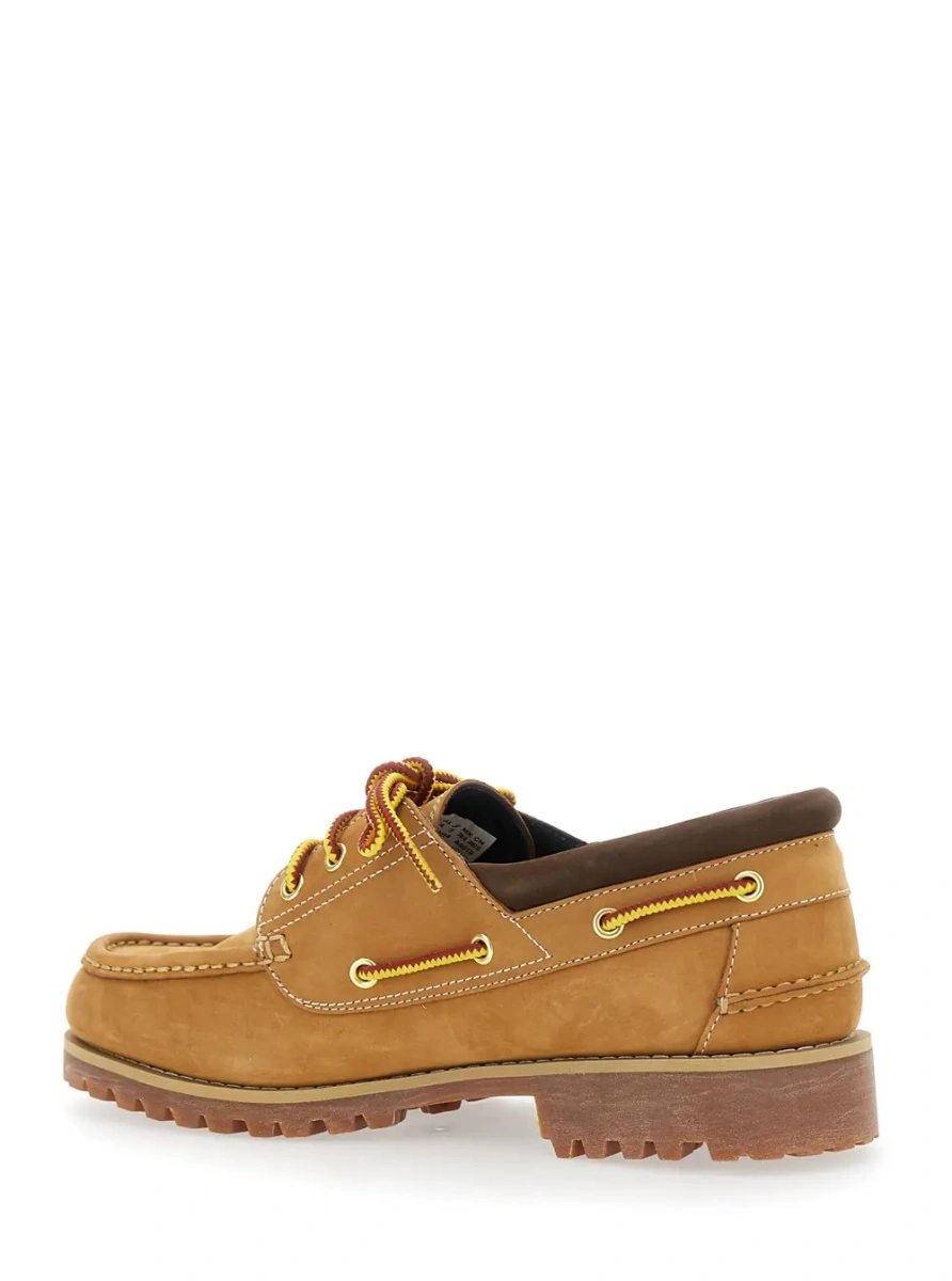 Mocasini Timberland bej din piele - Img 3