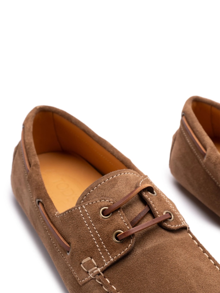 Mocasini TOD'S maro din piele intoarsa - Img 2