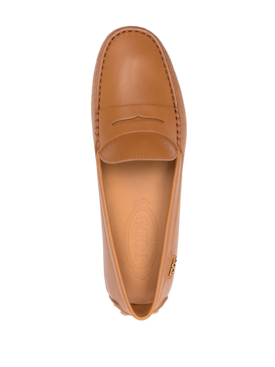 Mocasini TOD'S maro din piele - Img 4