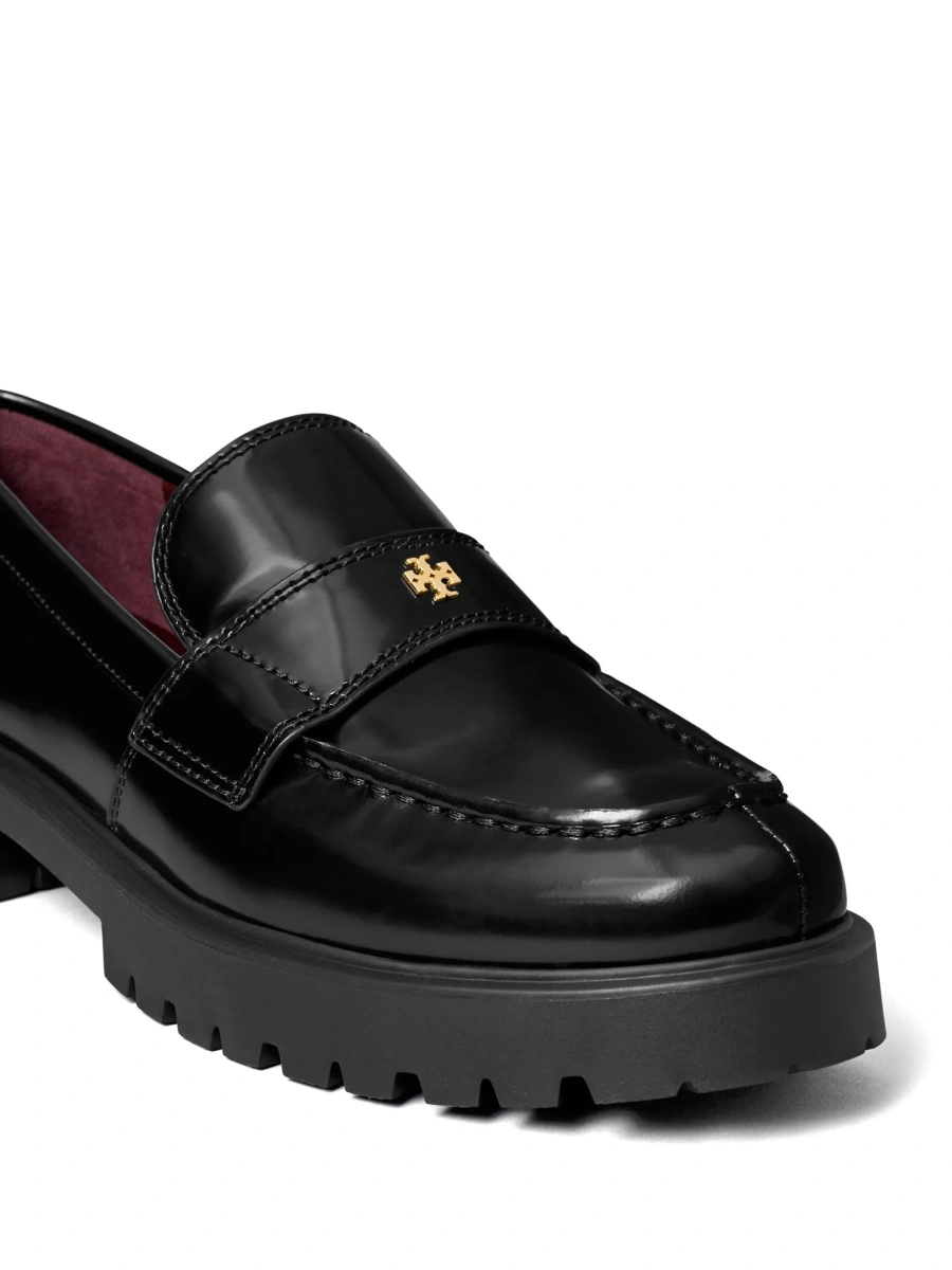Mocasini Tory Burch negri din piele - Img 3