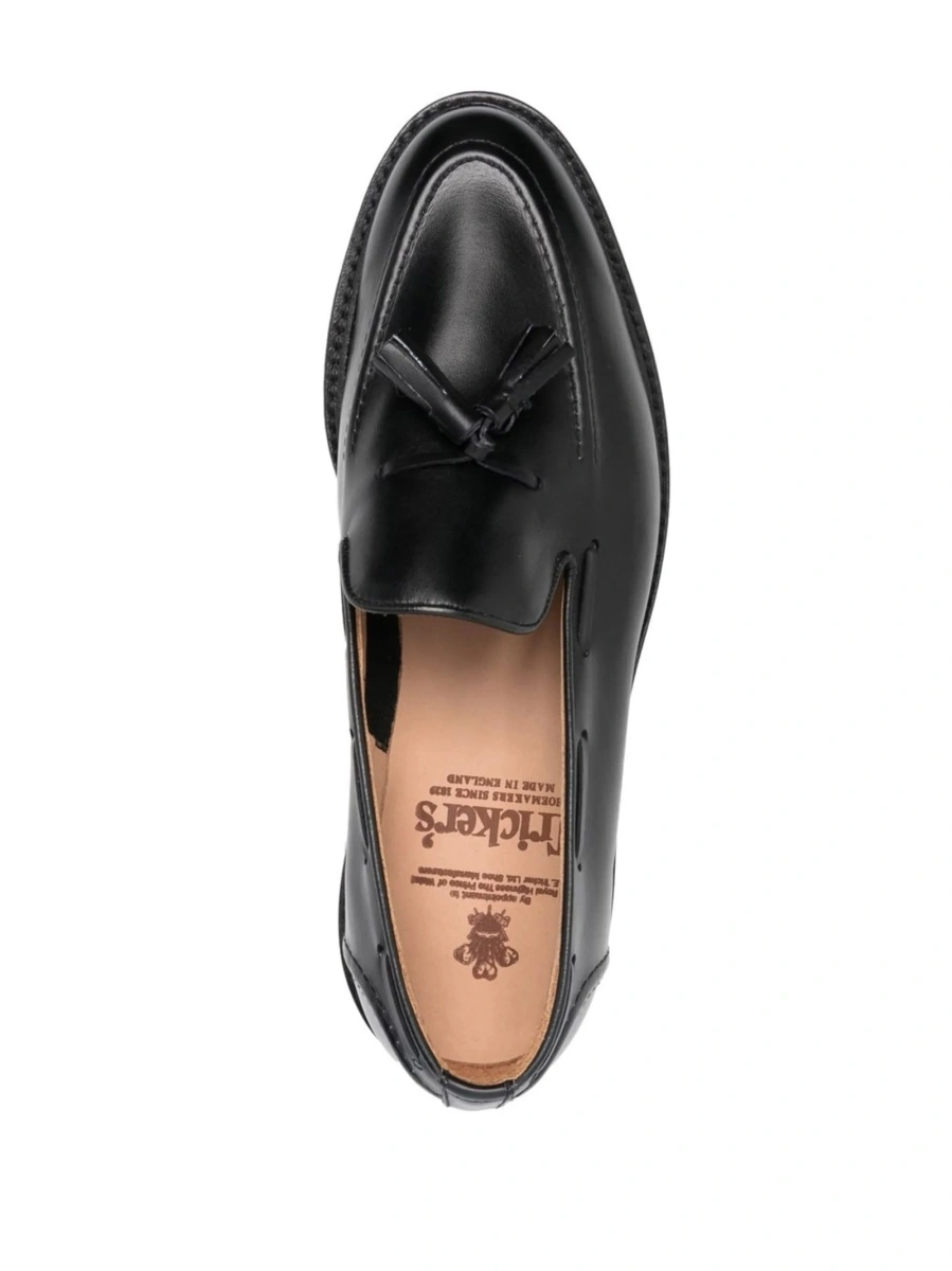 Mocasini TRICKER'S negri din piele - Img 4