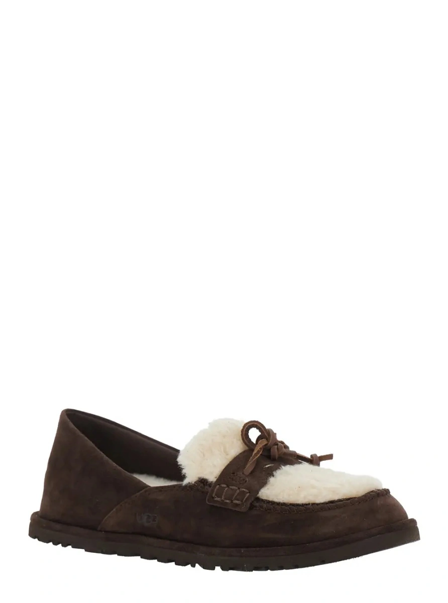 Mocasini UGG maro din piele intoarsa 'Zora' - Img 2