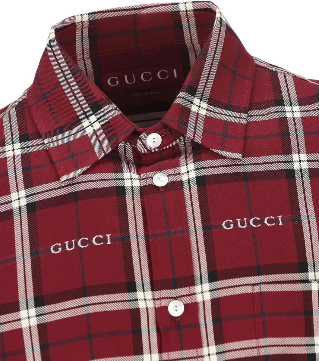 Multicolour tartan cotton jacquard Shirt - Img 3