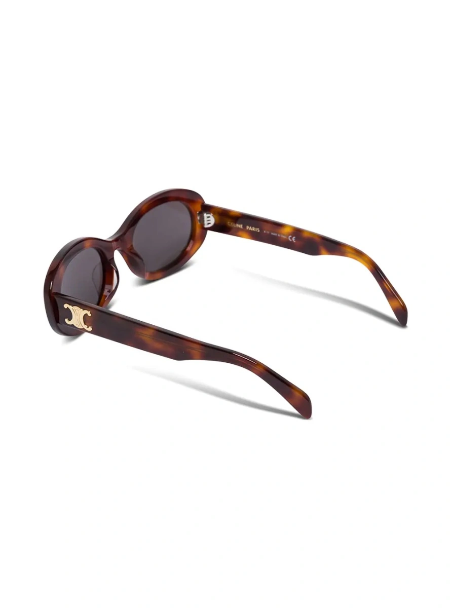 Ochelari de soare Céline maro din acetat 'Triomphe 01' - Img 2
