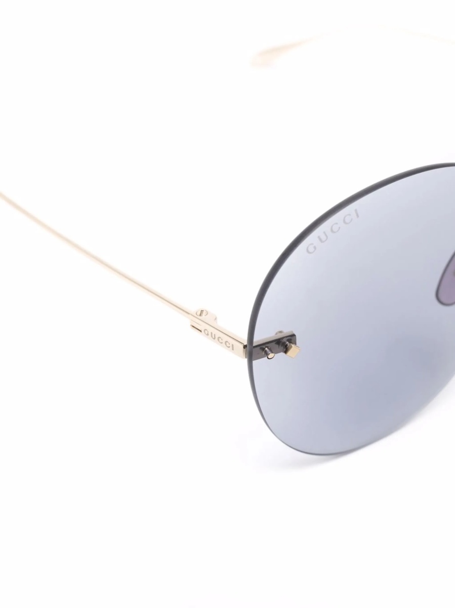 Ochelari de soare Gucci aurii - Img 3