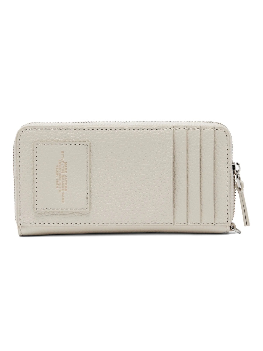 Ochelari de soare Marc Jacobs albi din piele - Img 2