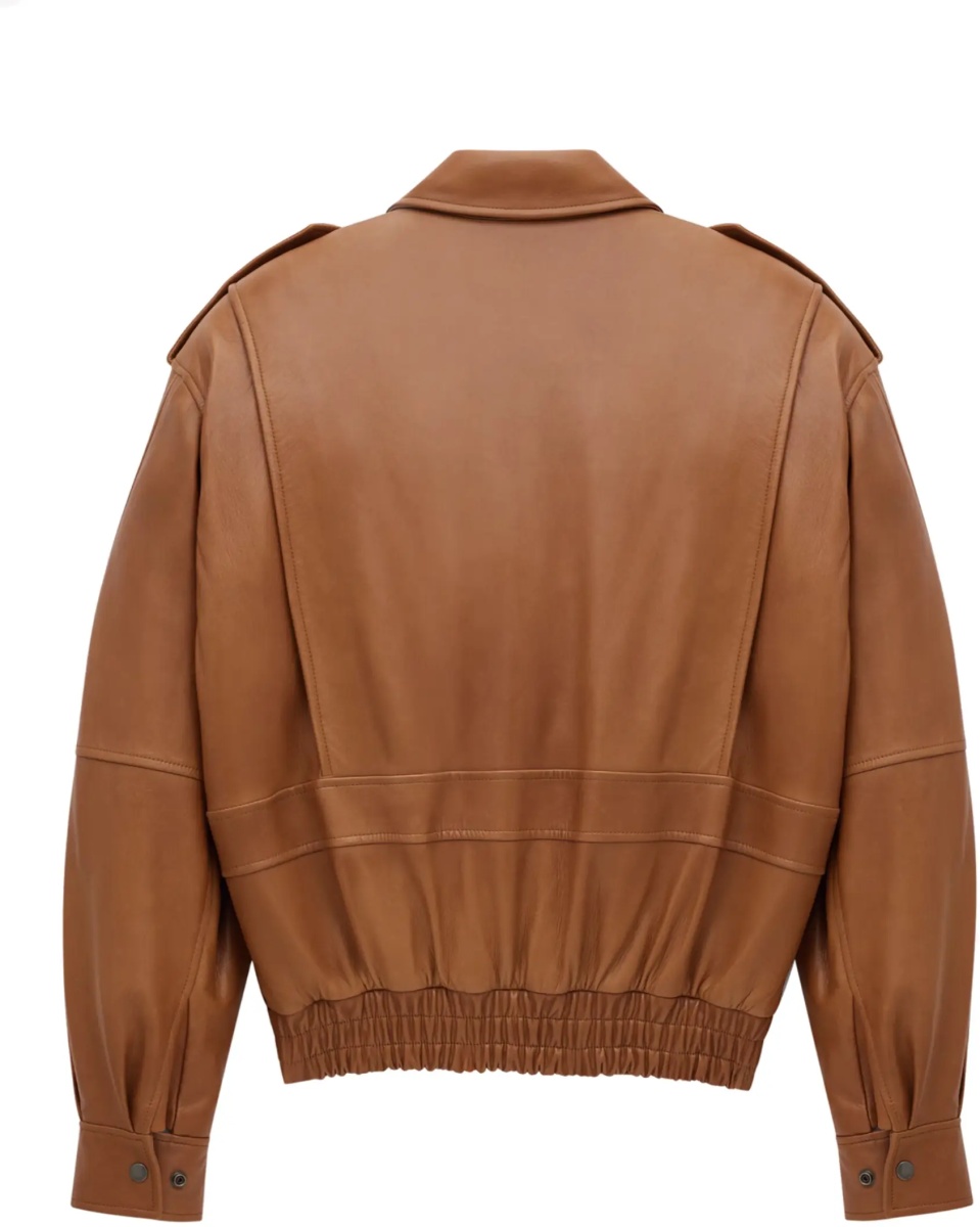 Oversized Leather Jacket - Img 2