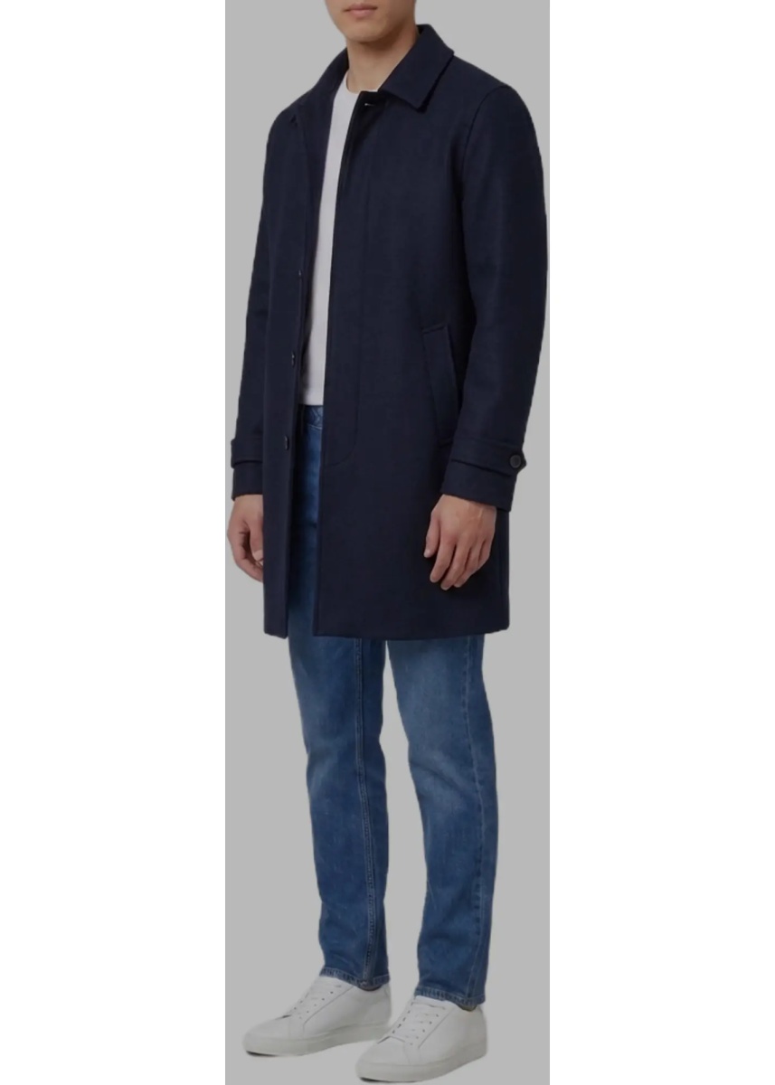 Paltoane Dark Single-Breasted Coat - Img 2