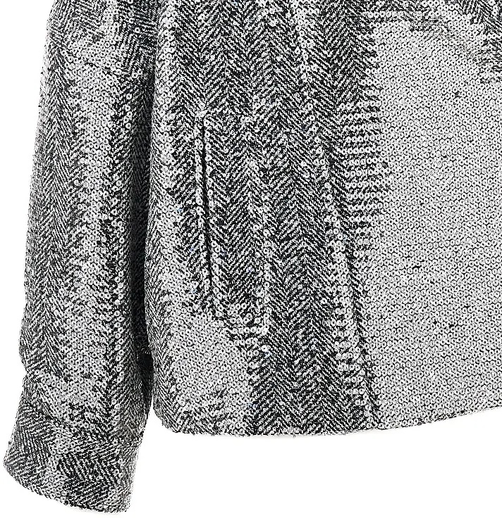 Paltoane Sequinned chevron cloth jacket - Img 2
