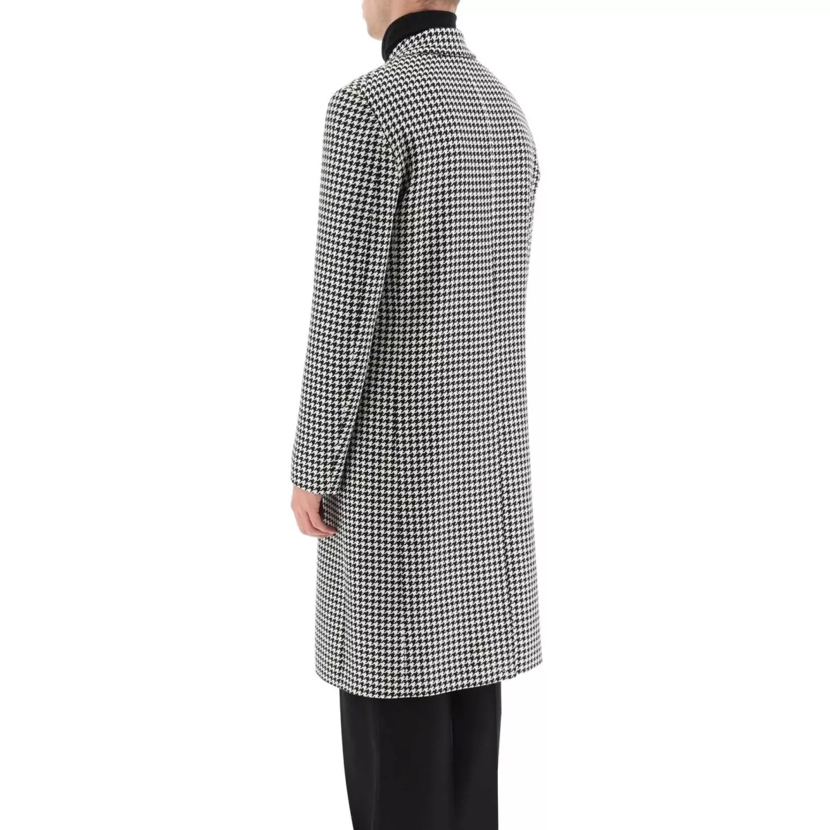 Palton Alexander McQueen Pied-De-Poule Wool Coat - Img 3