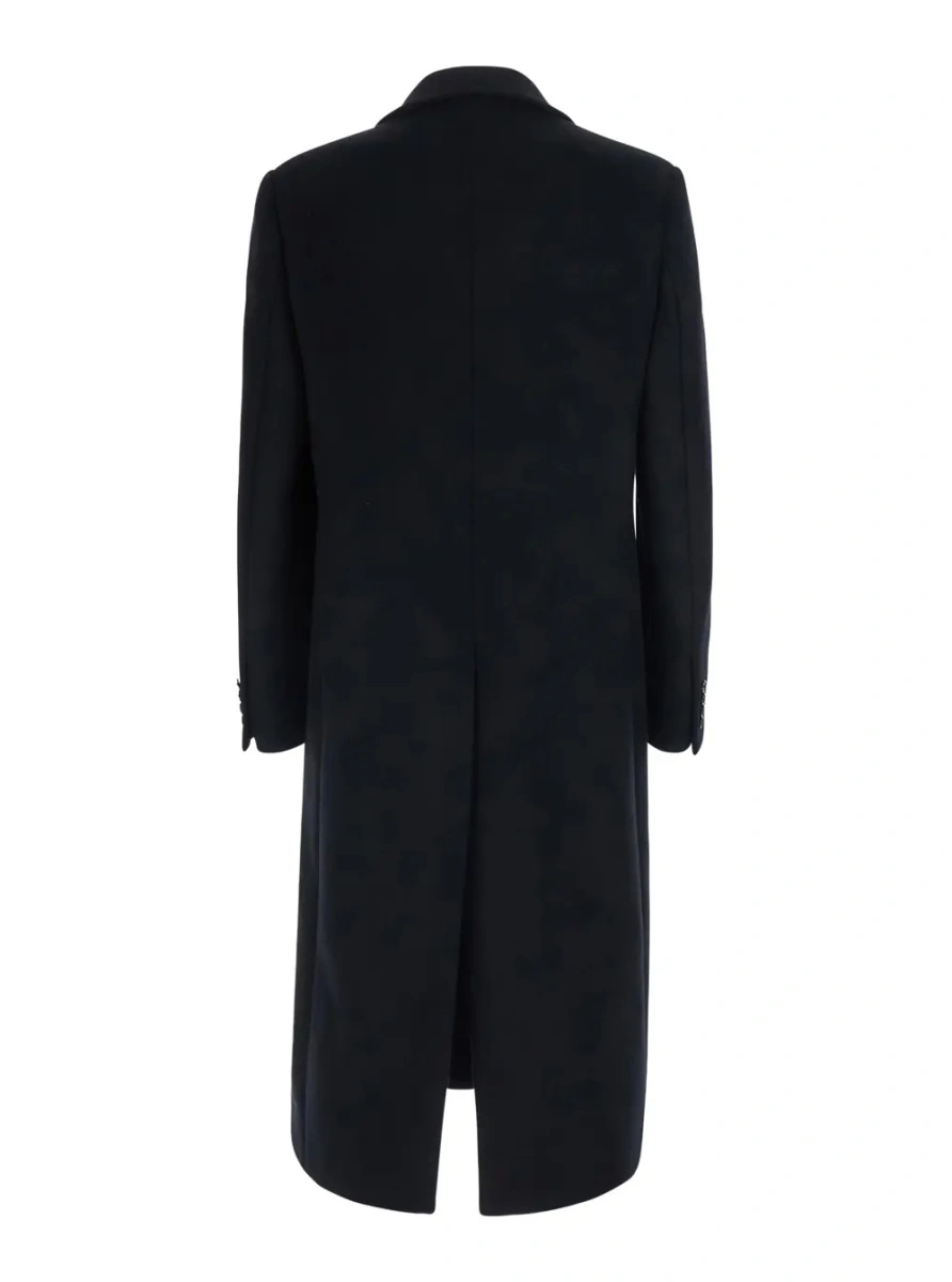 Palton Balenciaga negru din bumbac - Img 2