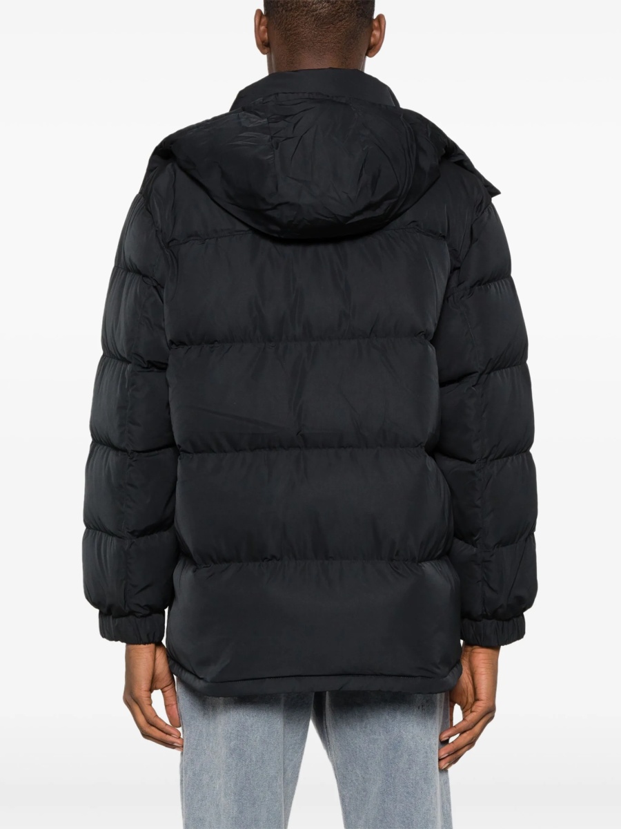 Palton MAISON KITSUNÉ negru din polyester - Img 4