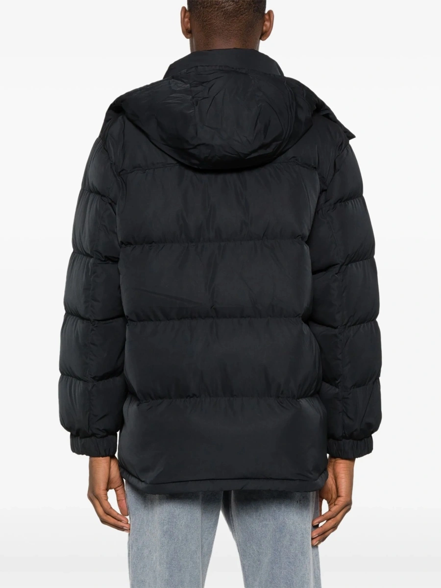 Palton MAISON KITSUNÉ negru din polyester - Img 4