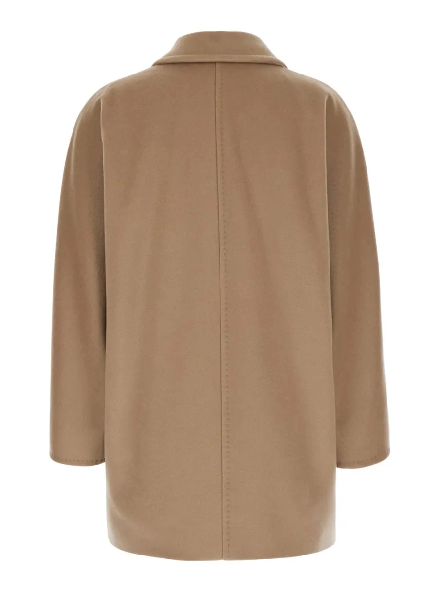 Palton Max Mara bej din lana si casmir 'Rebus' - Img 2
