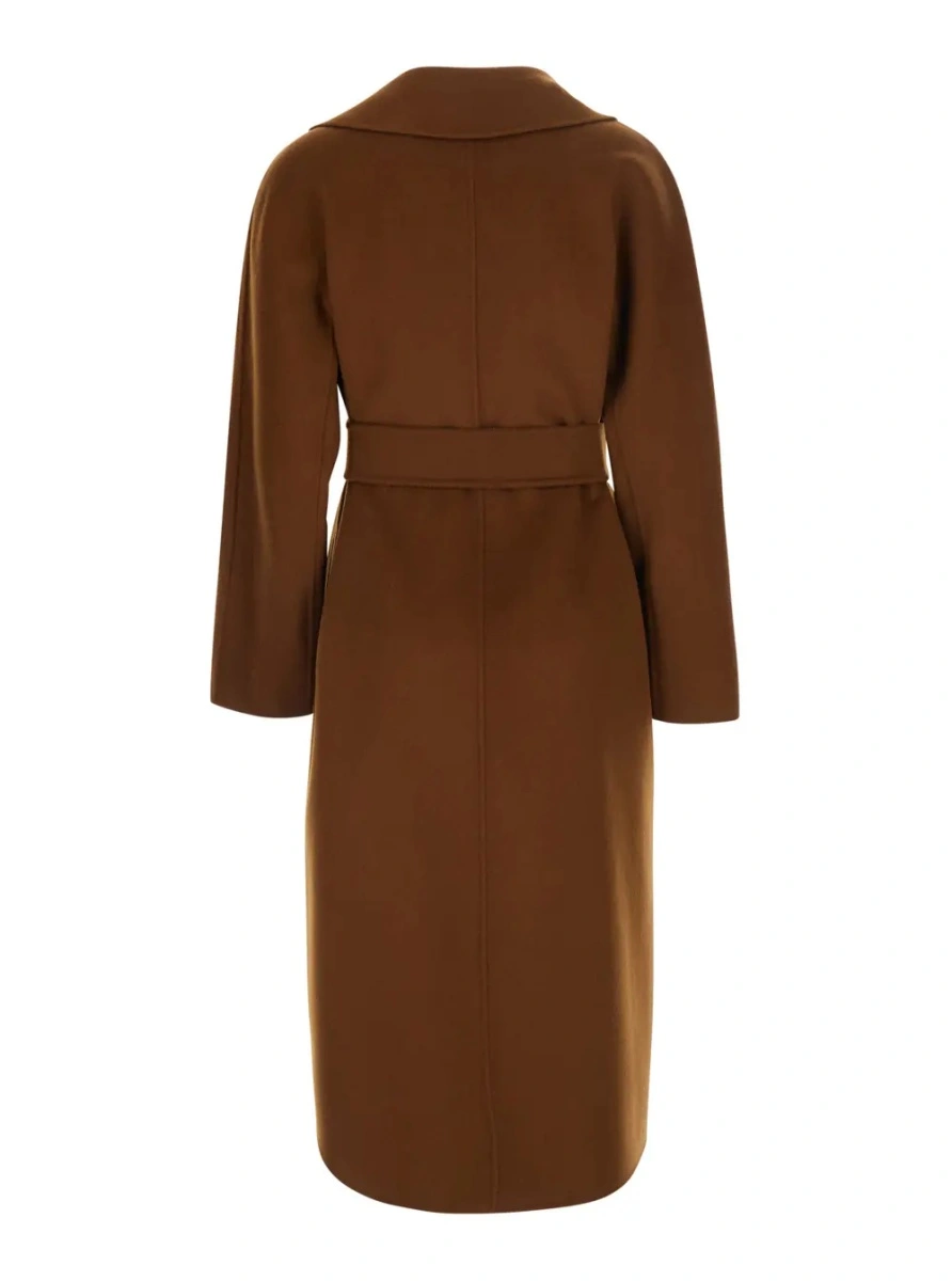 Palton MaxMara Studio maro din lana si casmir - Img 2