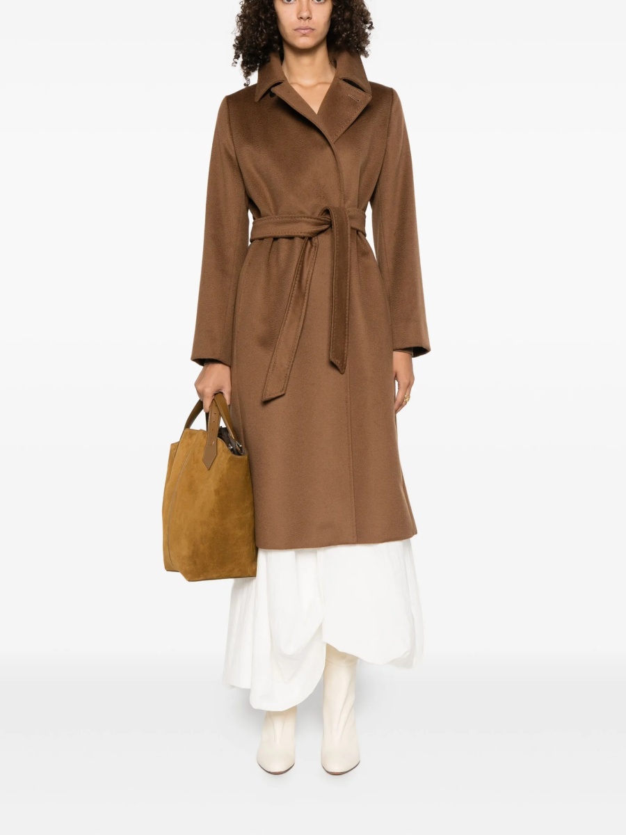 Palton MaxMara Studio maro din lana - Img 2
