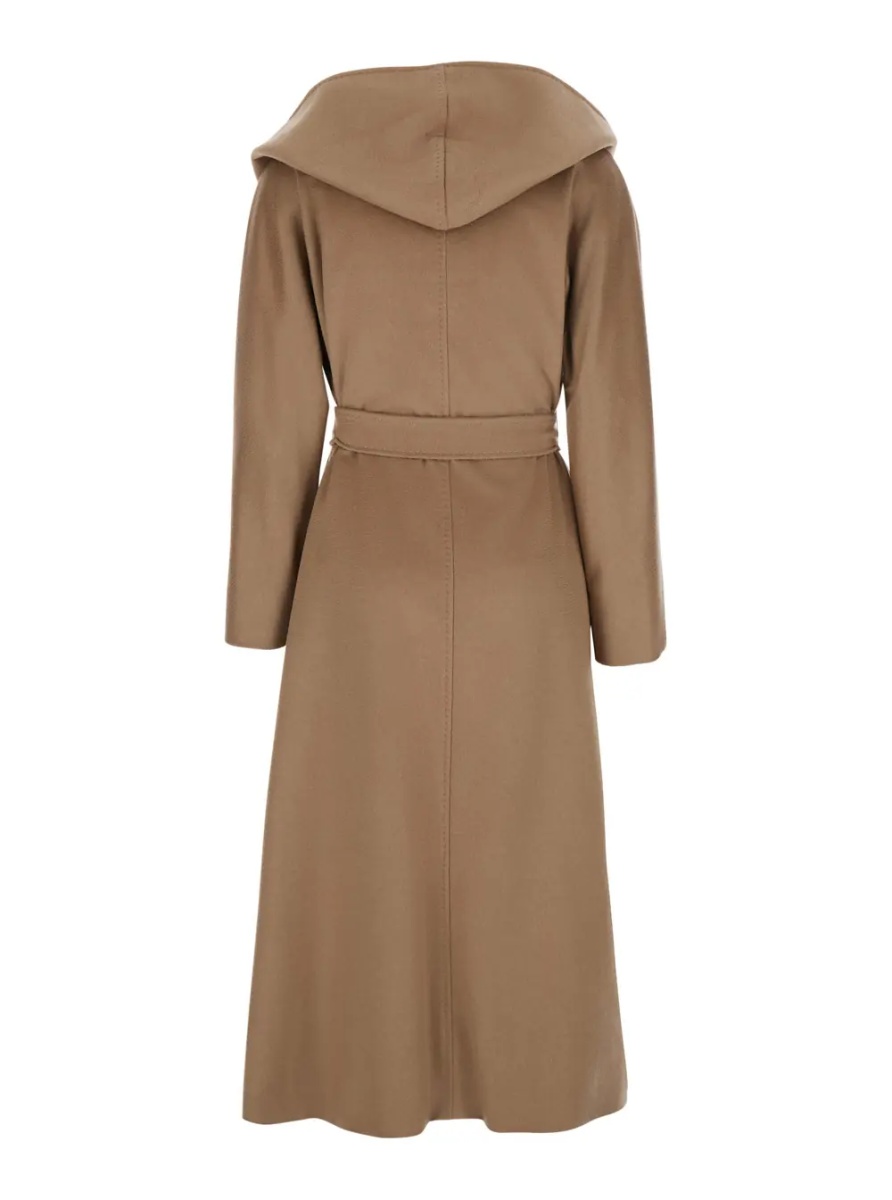 Palton MSTELEGIA Coat with buttons and pockets in Tech Fabric beige woman - Img 2