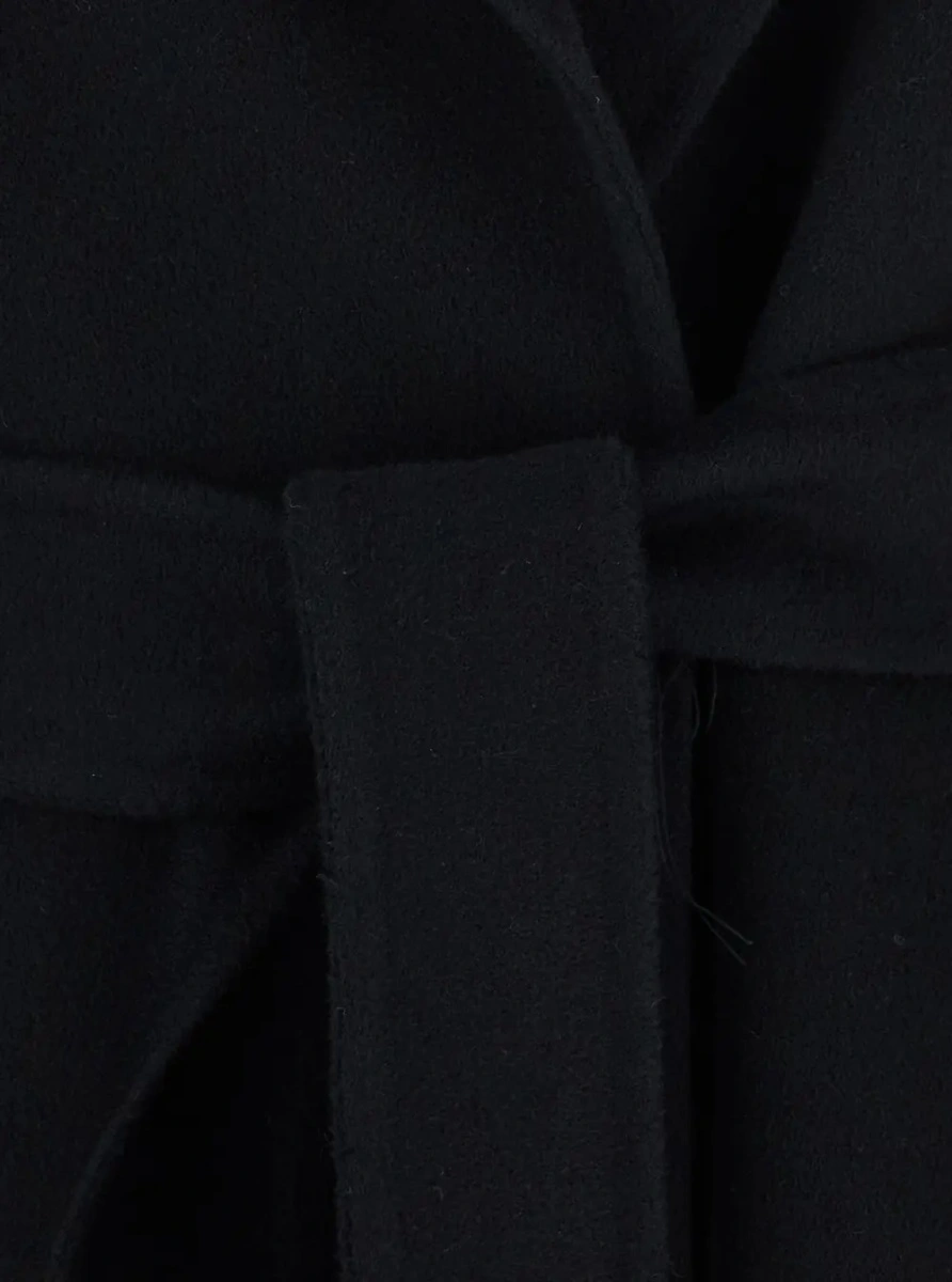 Palton 'S MAXMARA negru din lana 'Poldo' - Img 3