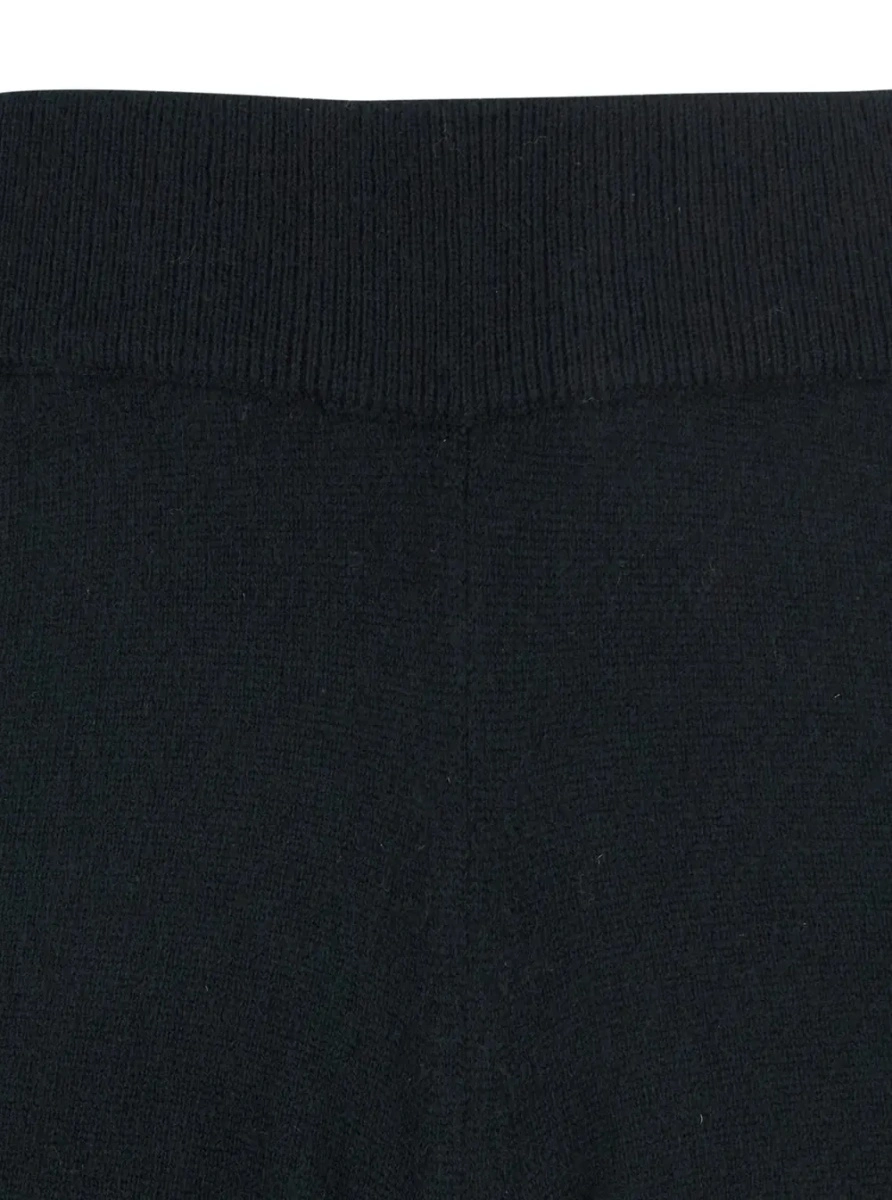 Pantaloni Allude negri din casmir si lana - Img 3