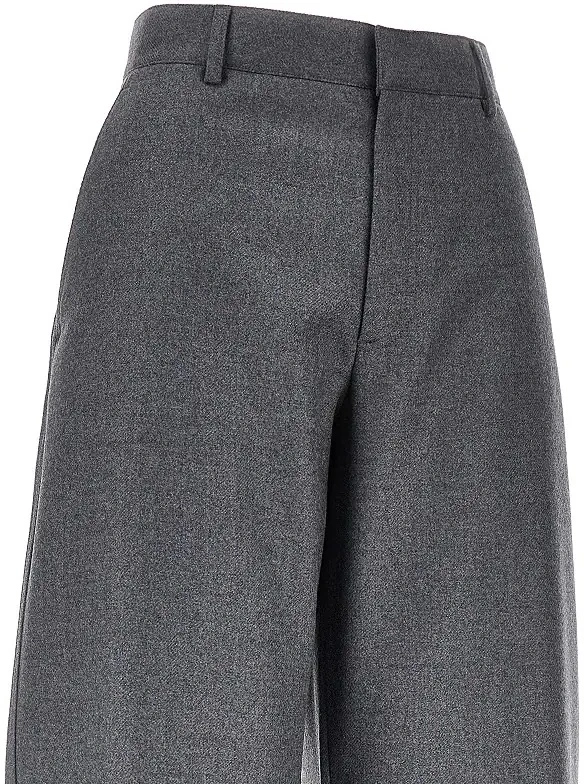 Pantaloni ARMARIUM gri din lana virgina - Img 2