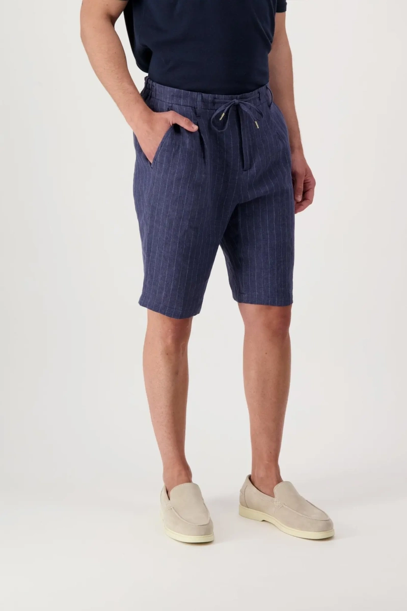 Pantaloni Autore Bermuda Hudson in linen - Img 3