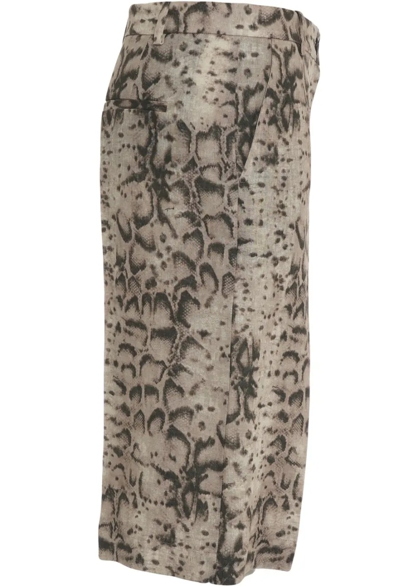 Pantaloni Bermuda shorts with phyton print 'Cattolica' - Img 3