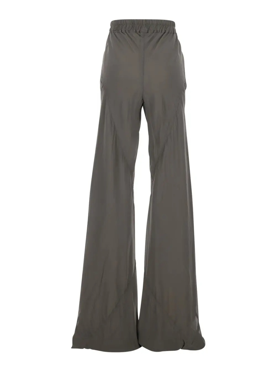 Pantaloni Bias Pants with Elastic Waist and Drawstring in Fabric and Silk Blend for Women - Img 2