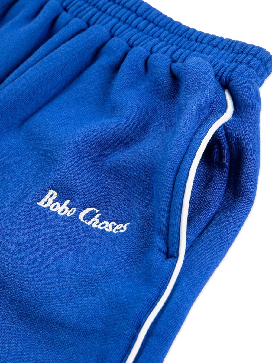 Pantaloni Bobo Choses albastri din bumbac organic - Img 3