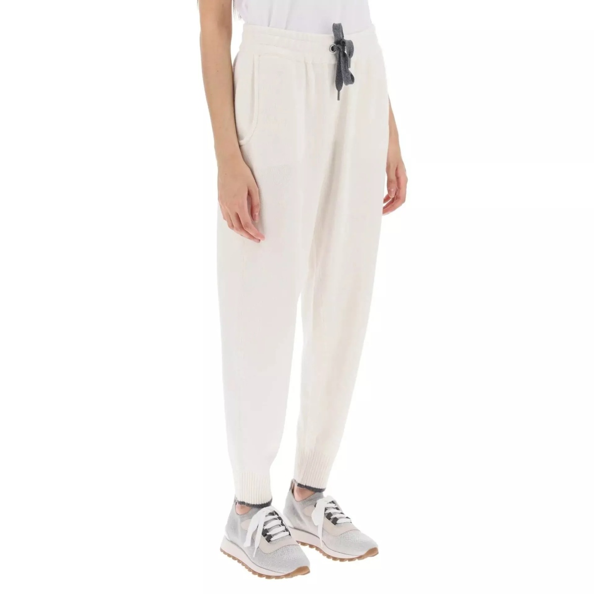 Pantaloni Brunello Cucinelli Cashmere Jogging Pants - Img 2