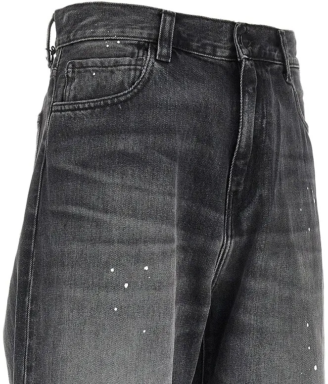 Pantaloni Carhartt negri din denim - Img 2