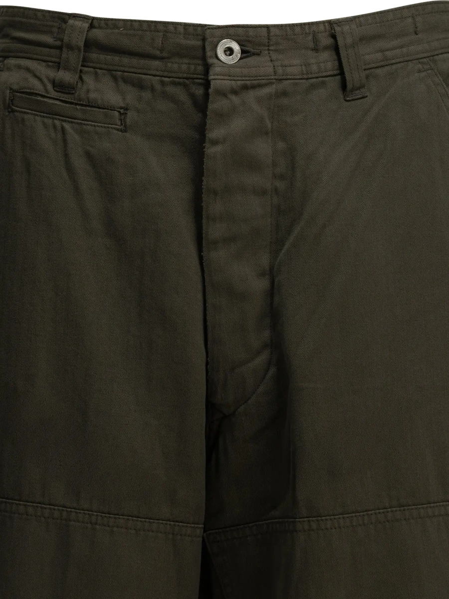 Pantaloni casual A.Presse verzi - Img 3