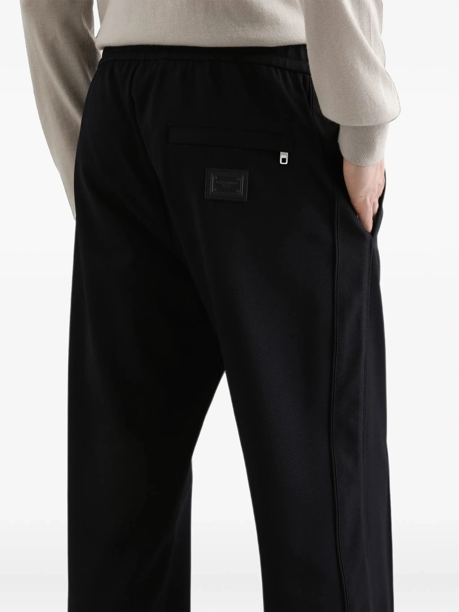 Pantaloni casual Dolce &amp; Gabbana albastri din jerse - Img 6