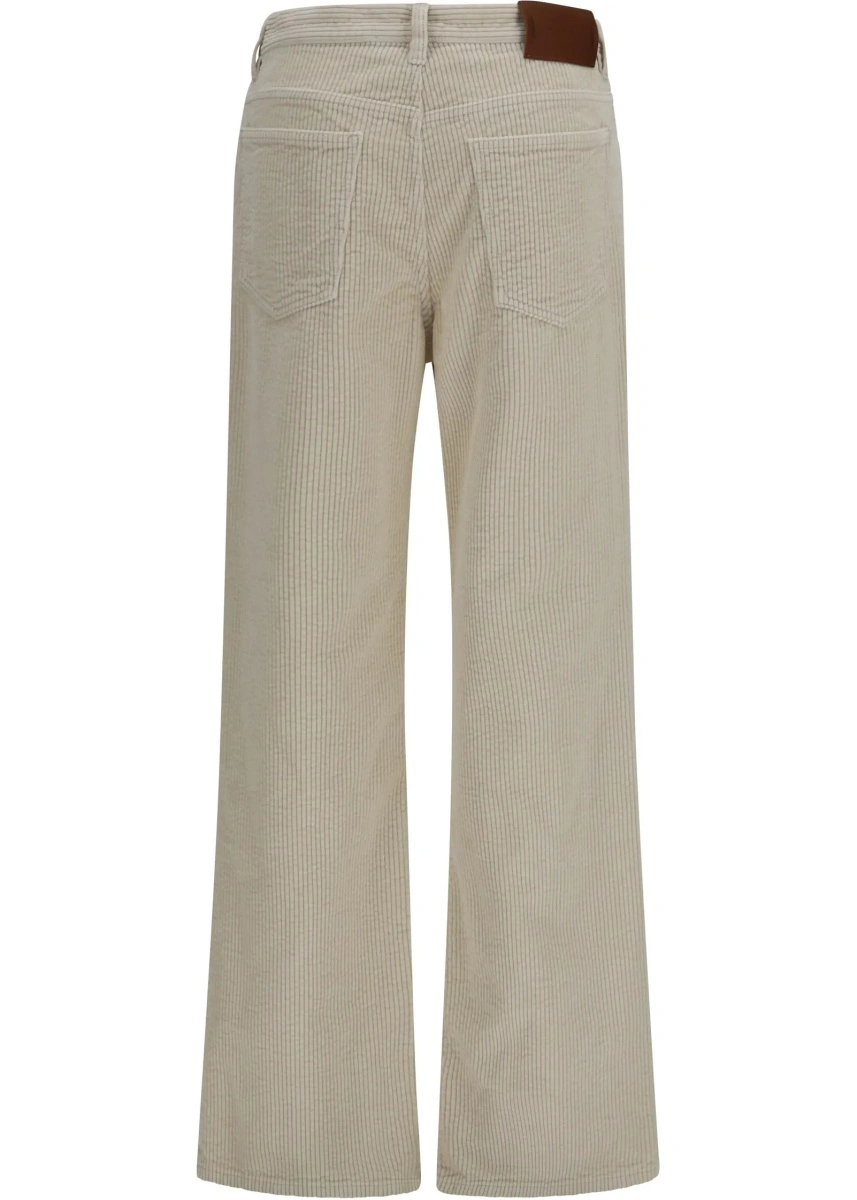 Pantaloni casual Marni multicolor din catifea reiata - Img 2