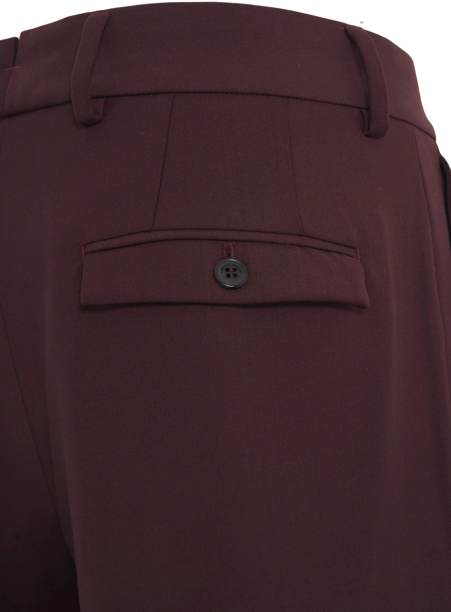 Pantaloni casual Roberto Collina rosii - Img 5