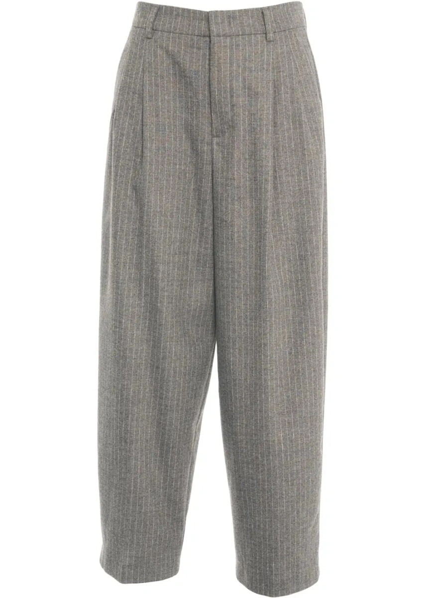 Pantaloni casual Rossi gri 'Noa Crop' - Img 2
