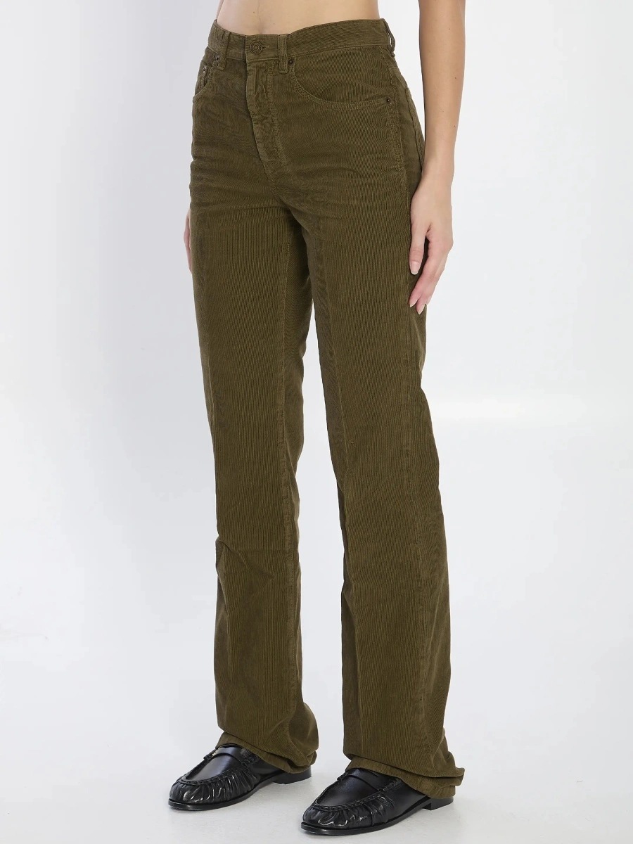 Pantaloni casual Saint Laurent verzi - Img 2