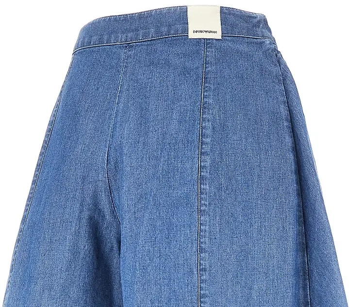Pantaloni Check print satin skorts - Img 4
