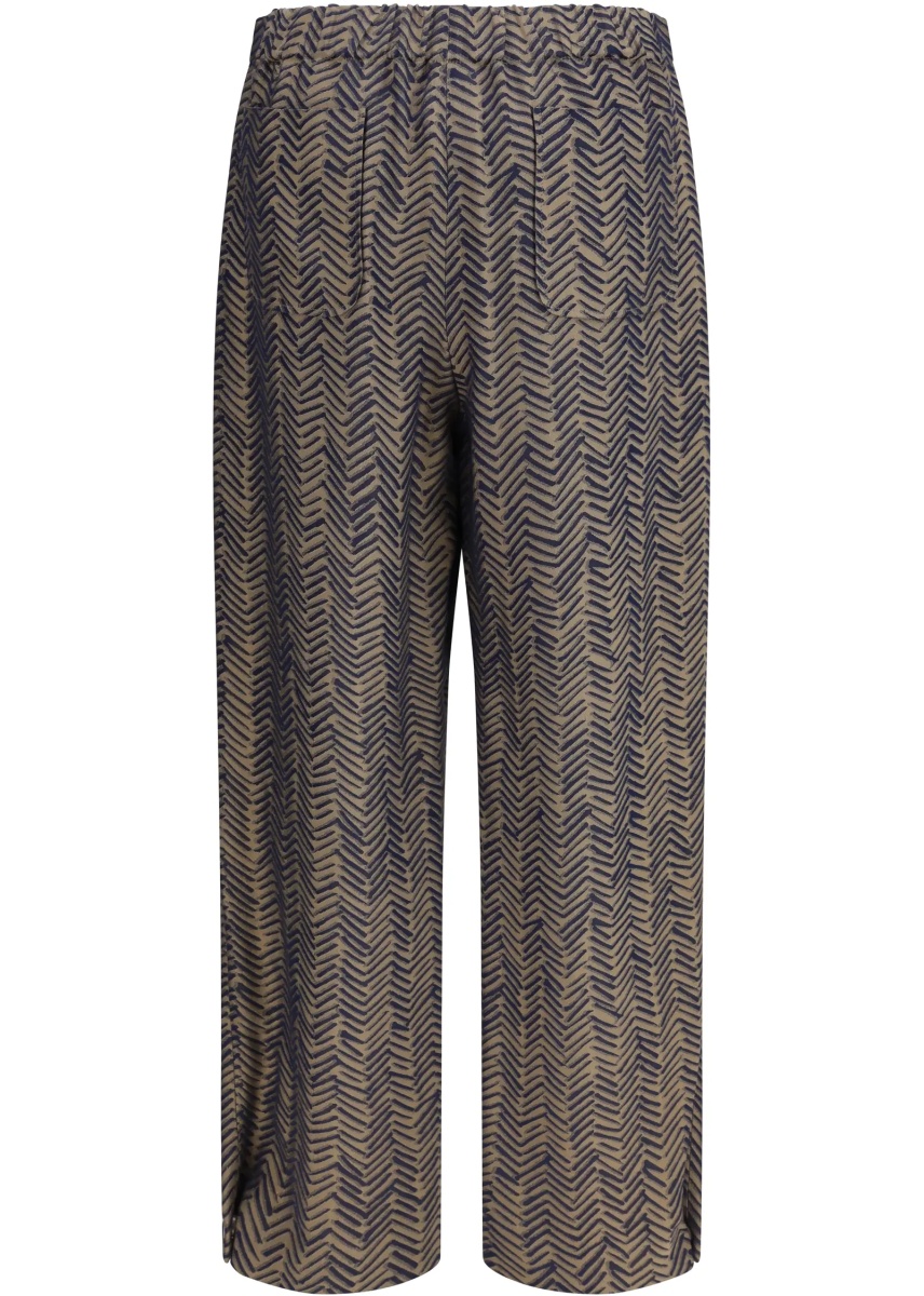 Pantaloni Chevron jacquard viscose Pants - Img 2